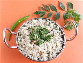 Upma-Indian Vegetarian Dish