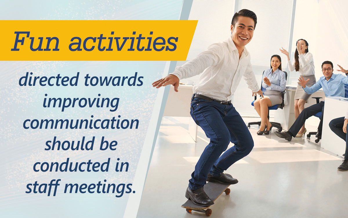 Fun Activities for Staff Meetings