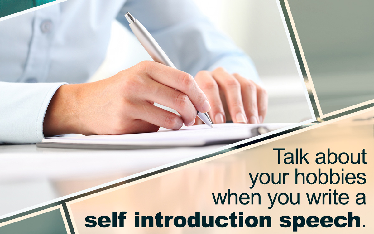 How to Write a Self Introduction Speech