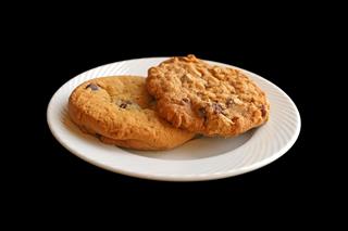 Almond and Chocolate Chip Cookies