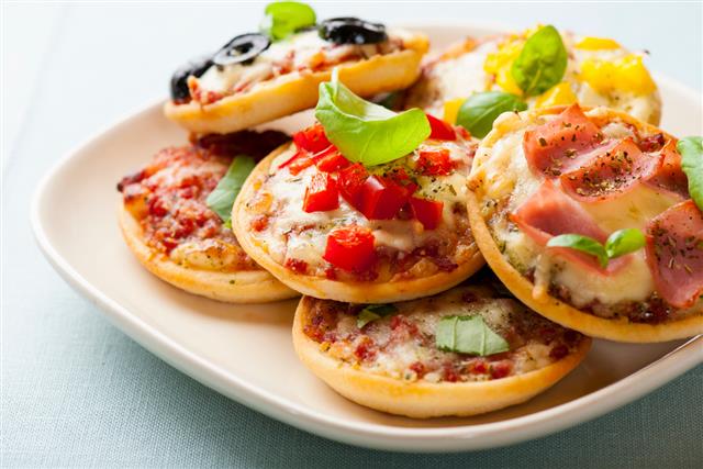 Small pizzas