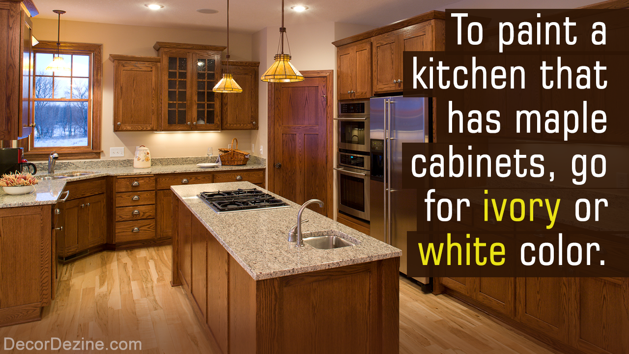 Paint Colors for Kitchens with Maple Cabinets