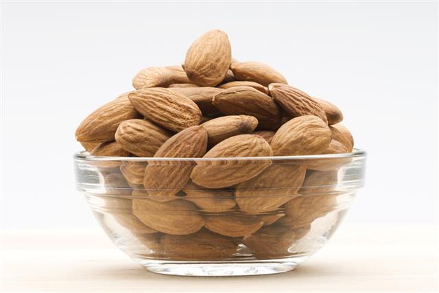 Almonds In Bowl