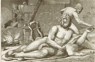 Odysseus and his men
