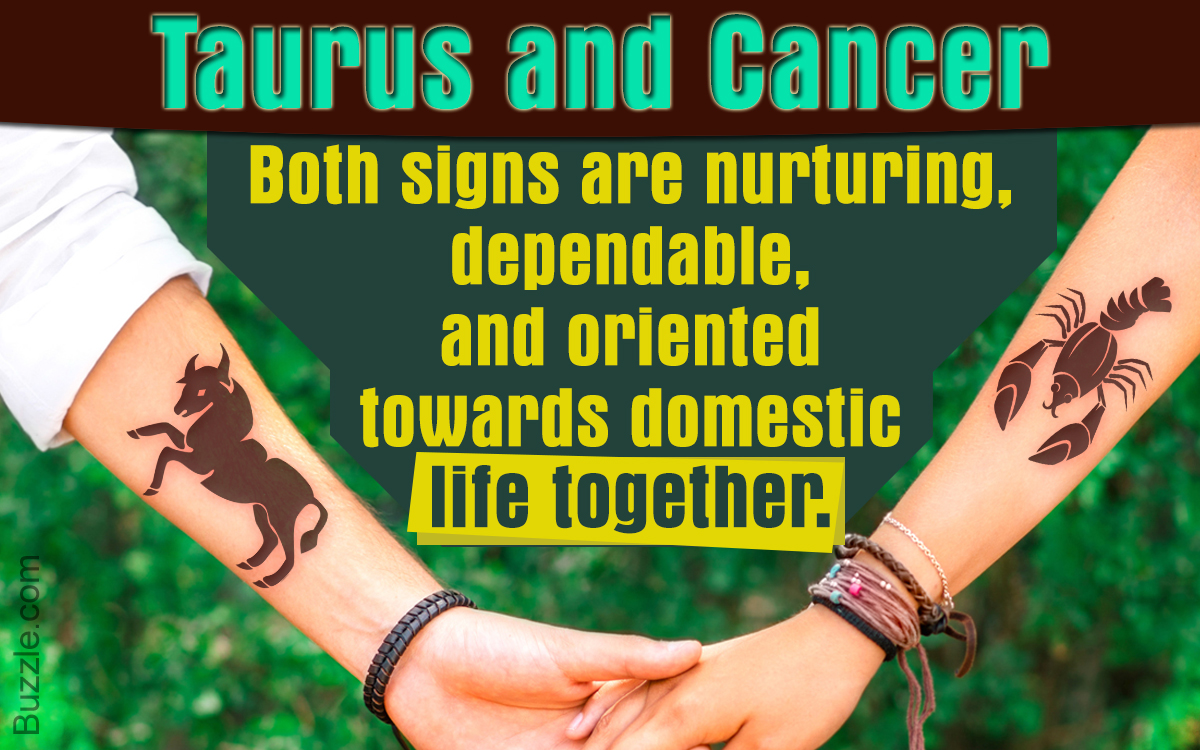 Taurus Man and Cancer Woman Relationship Compatibility