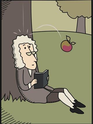 Isaac newton & apple