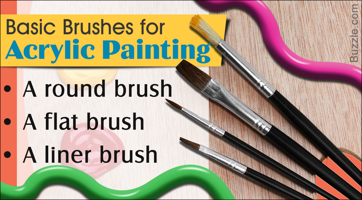 Here We Help You Choose the Best Brushes for Acrylic Painting