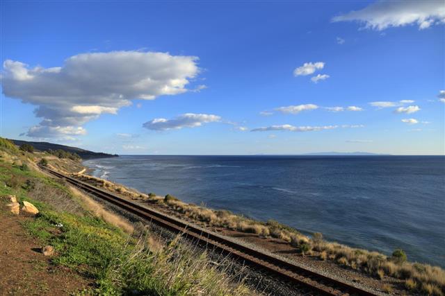 Coastal railroad