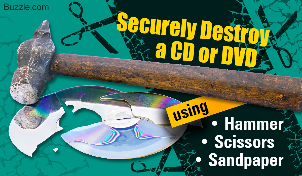 How to Securely Destroy a CD or DVD
