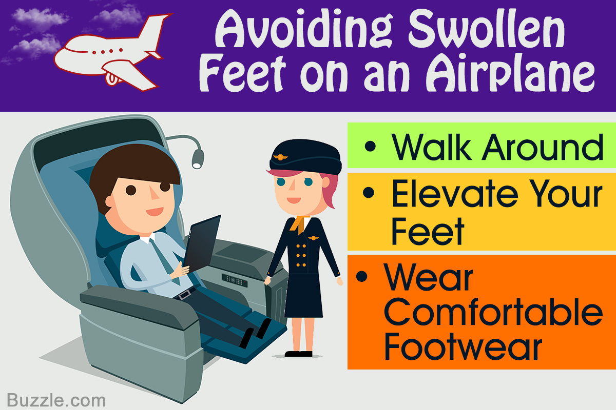 How to Avoid Swollen Feet on an Airplane