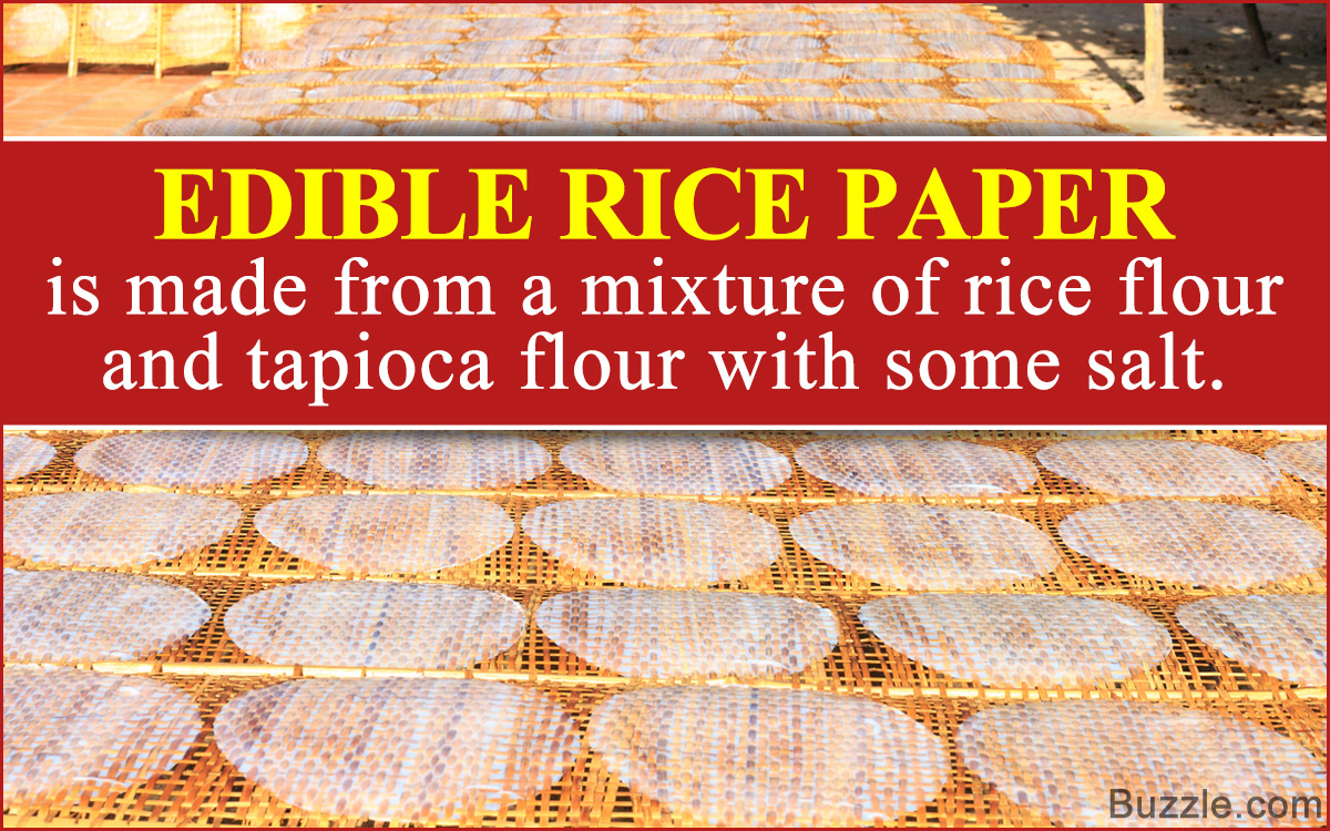 How to Make Edible Rice Paper