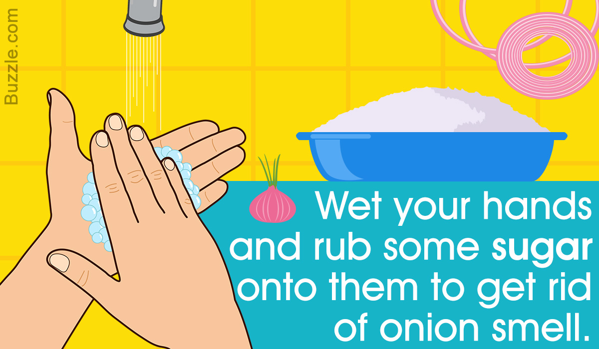 How to Remove Onion Smell from Hands
