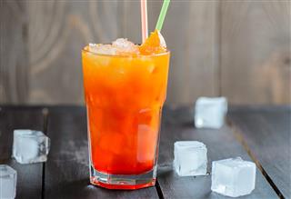 Fresh orange cocktail