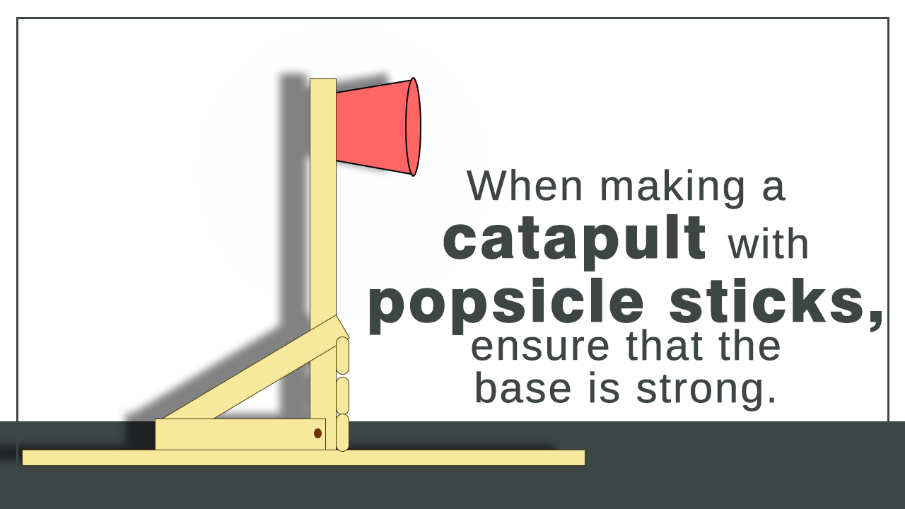 Popsicle Stick Catapult Making Instructions
