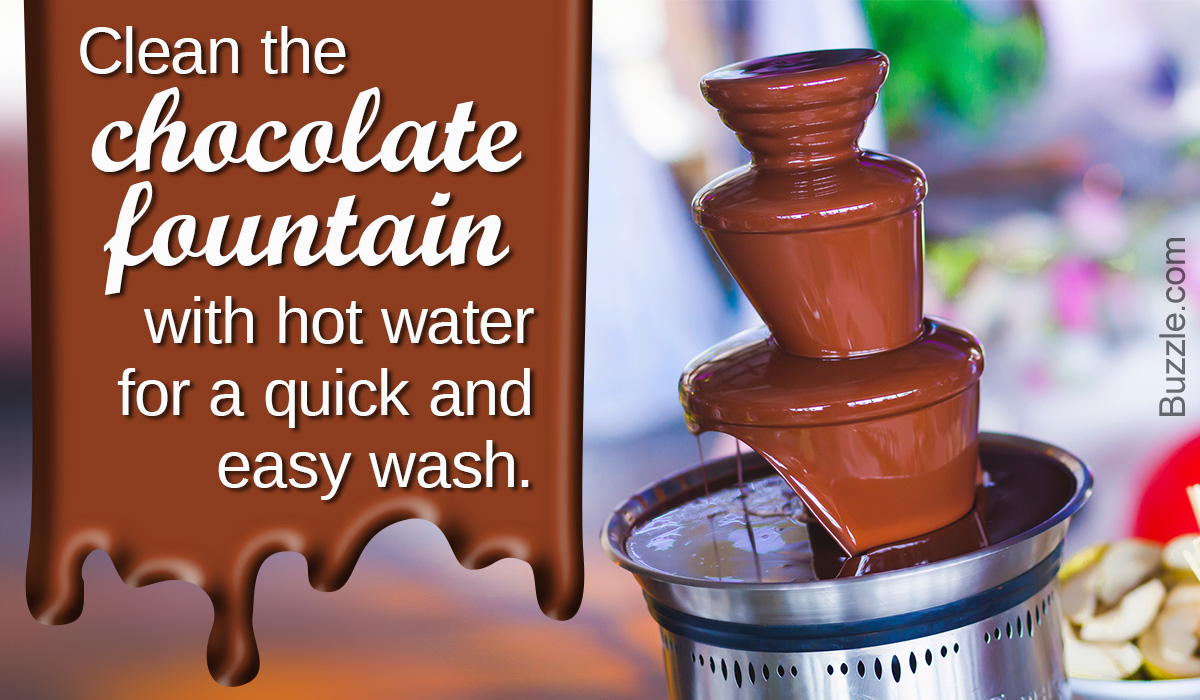 How to Clean and Maintain a Chocolate Fountain