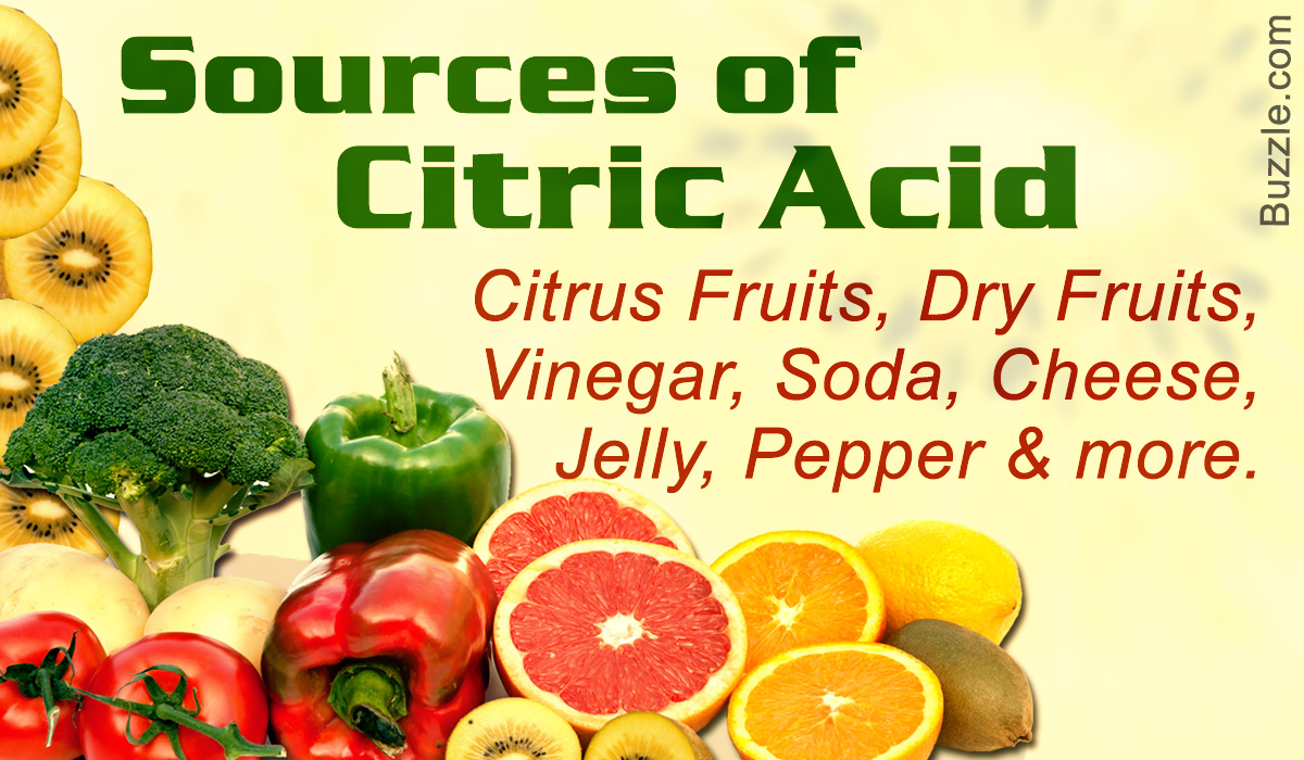 Various Sources of Citric Acid