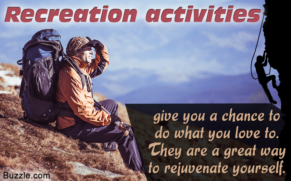 Objectives of Recreation