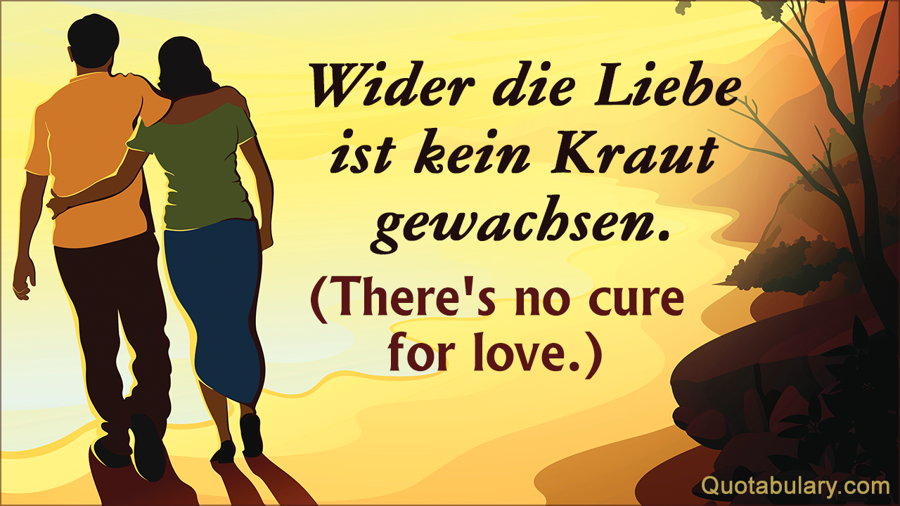 Popular German Sayings About Love Quotabulary You have the power to change ...