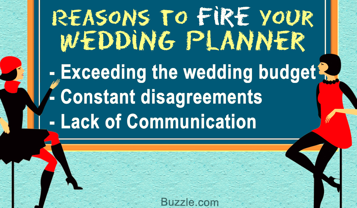 How and When to Fire Your Wedding Planner