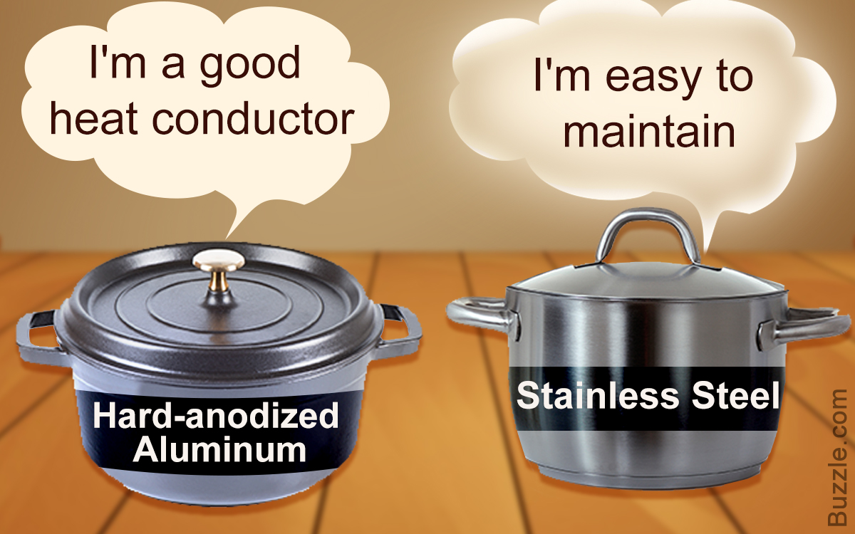 Hard-anodized Aluminum Vs. Stainless Steel Cookware