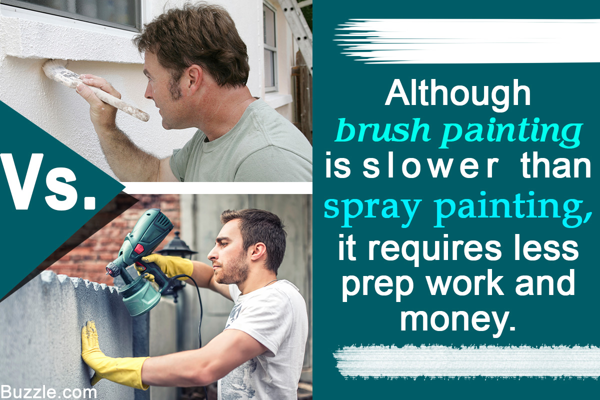 Should You Spray or Brush Paint the Exterior of Your House?