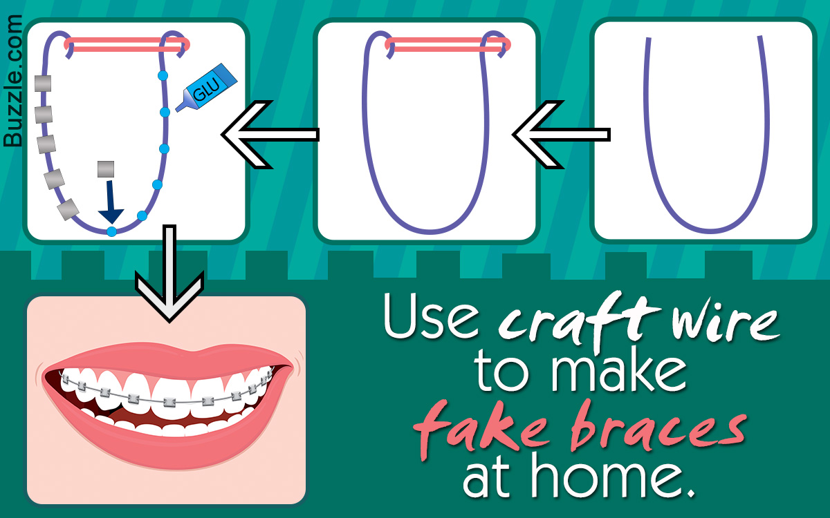 How to Make Fake Braces that Look Real