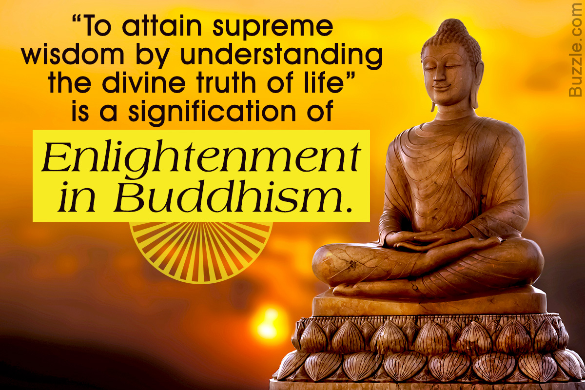 what does enlightenment mean in buddhism? know the righteous path