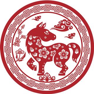 Papercut Chinese Zodiac sign ??? Horse