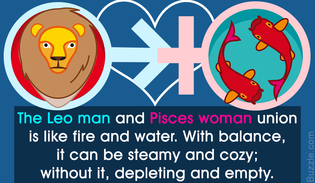 Relationship Compatibility between Leo Man and Pisces Woman