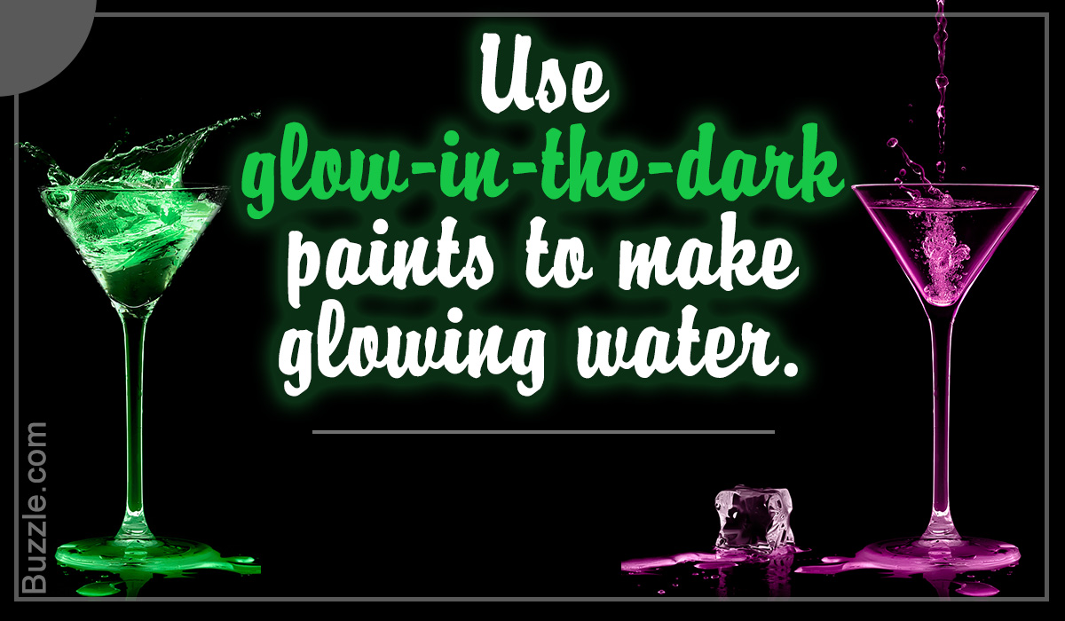 How to Make Glowing Water Without a Black Light