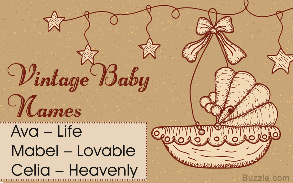 Vintage Baby Names for Girls with their Meanings