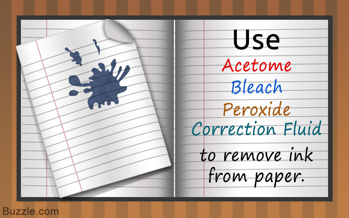 Easy Ways to Remove Ink from Paper