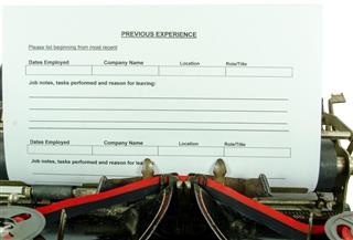 Previous Experience Form
