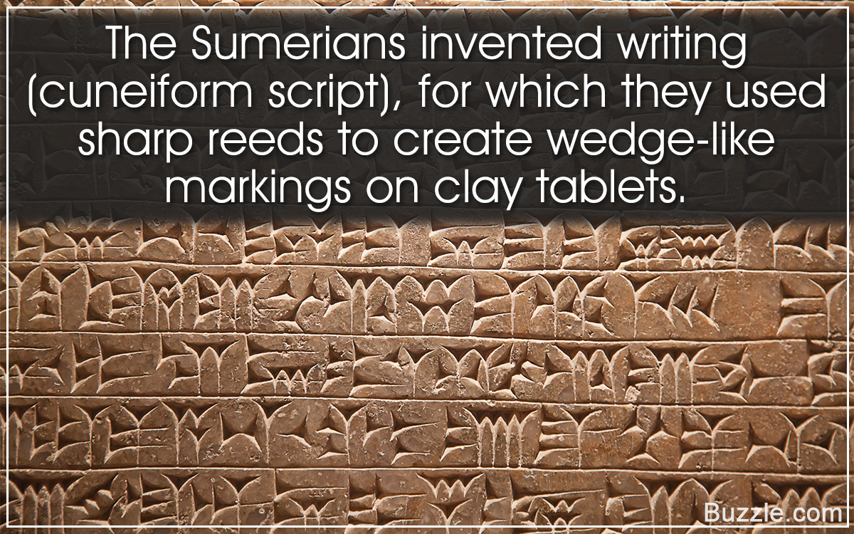 Important Inventions of the Sumerian Civilization