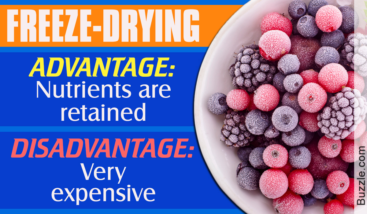 Advantages and Disadvantages of Freeze-drying Food