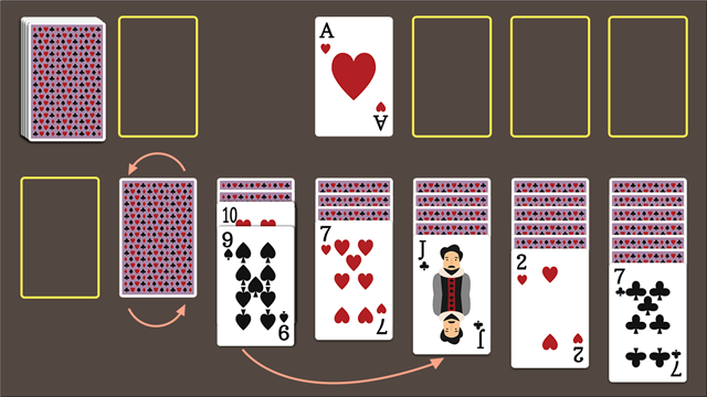 Poker Set With Isolated Cards On Green Background
