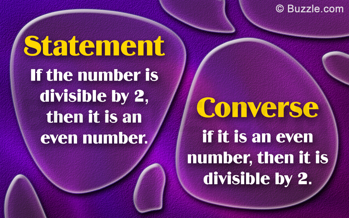 meaning and examples of converse statements