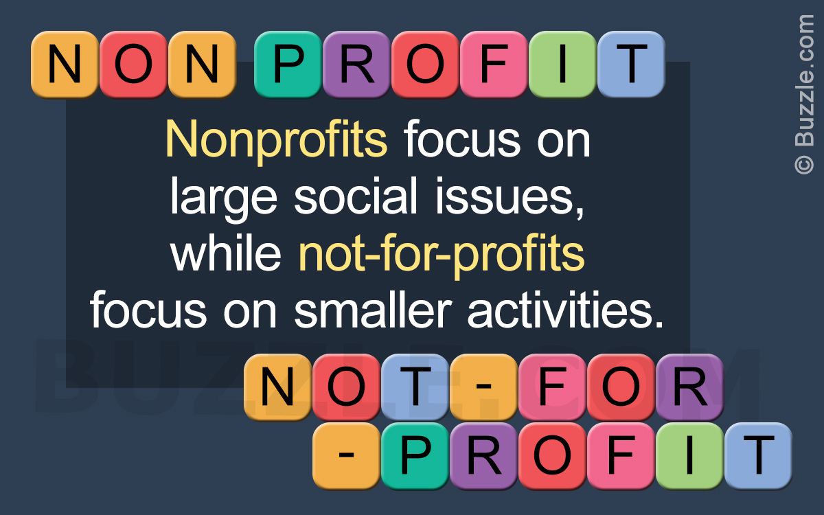 What is the Difference Between a Nonprofit and Not-for-profit Organization?