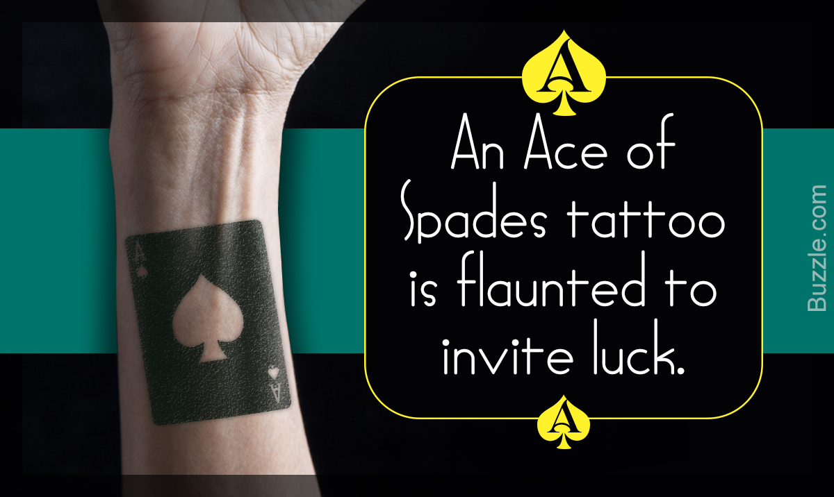 10 Cool Ace of Spades Tattoo Designs with Meanings