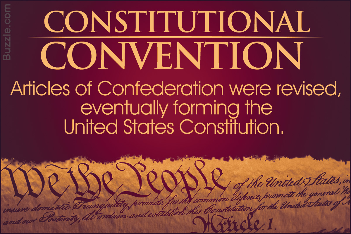 original purpose of the constitutional convention