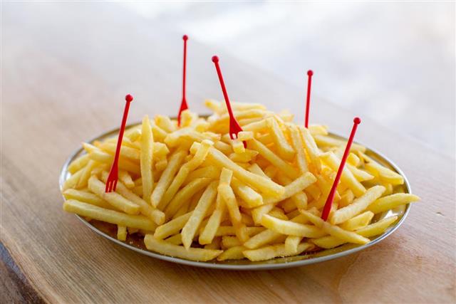 Crunchy French fries