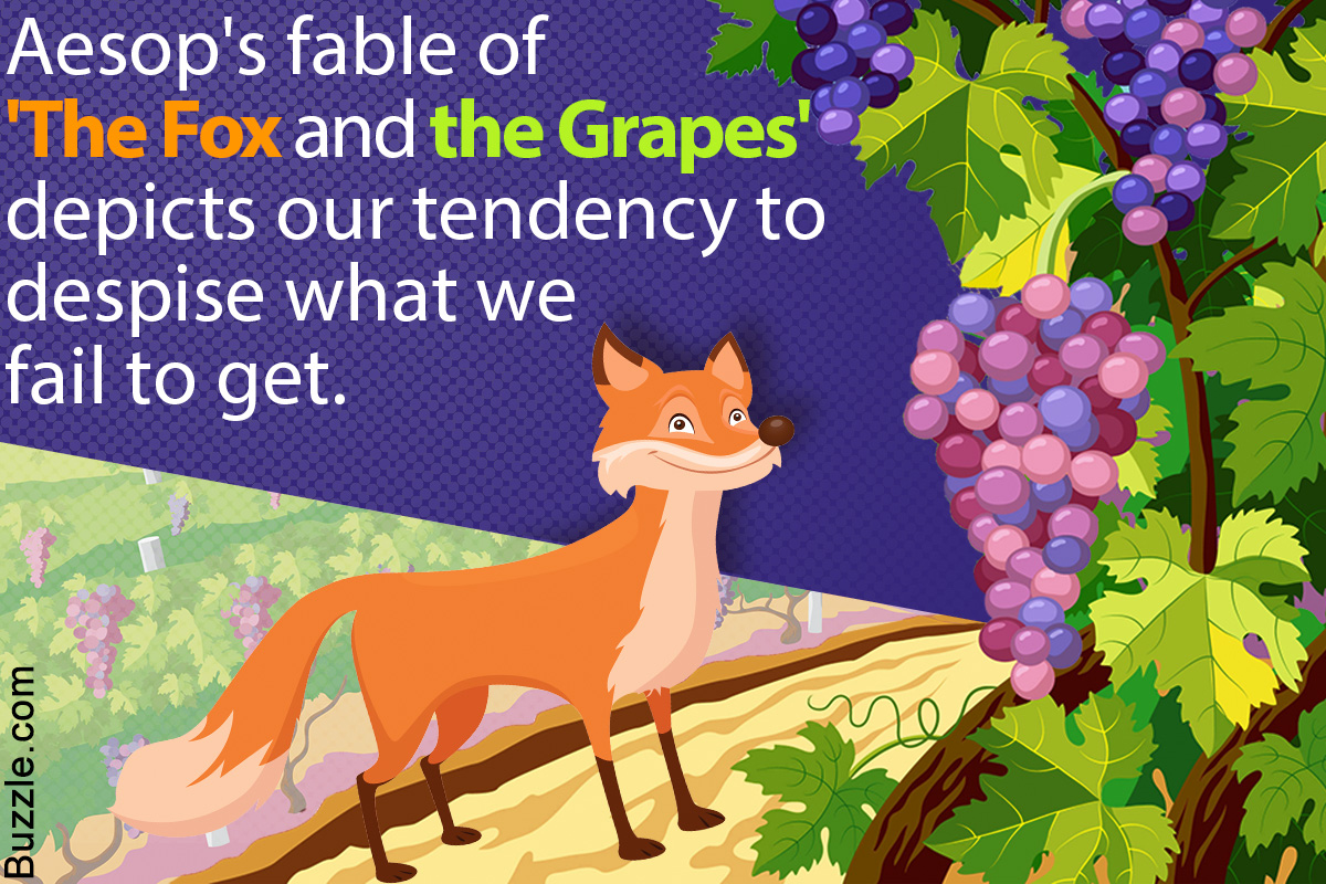 Summary and Meaning of Aesop's Fable 'The Fox and the Grapes'