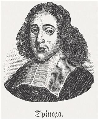 Baruch de Spinoza (1632-1677), Dutch philosopher, published in 1881