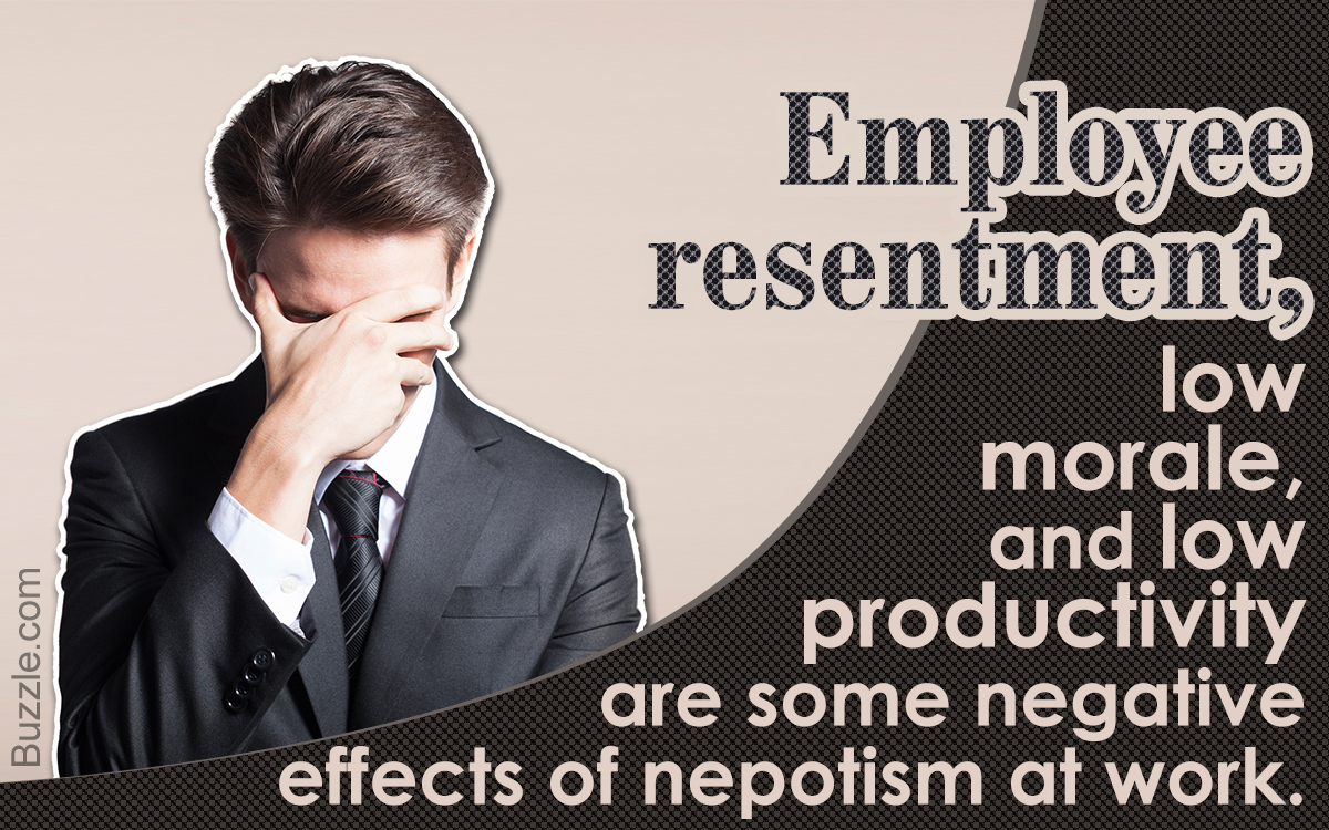 Negative Effects of Nepotism at the Workplace