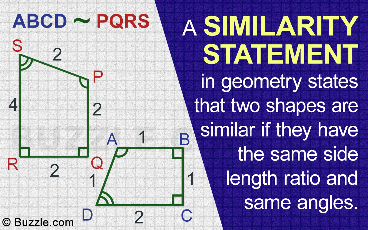 Explanation of Similarity Statement in Geometry With Examples
