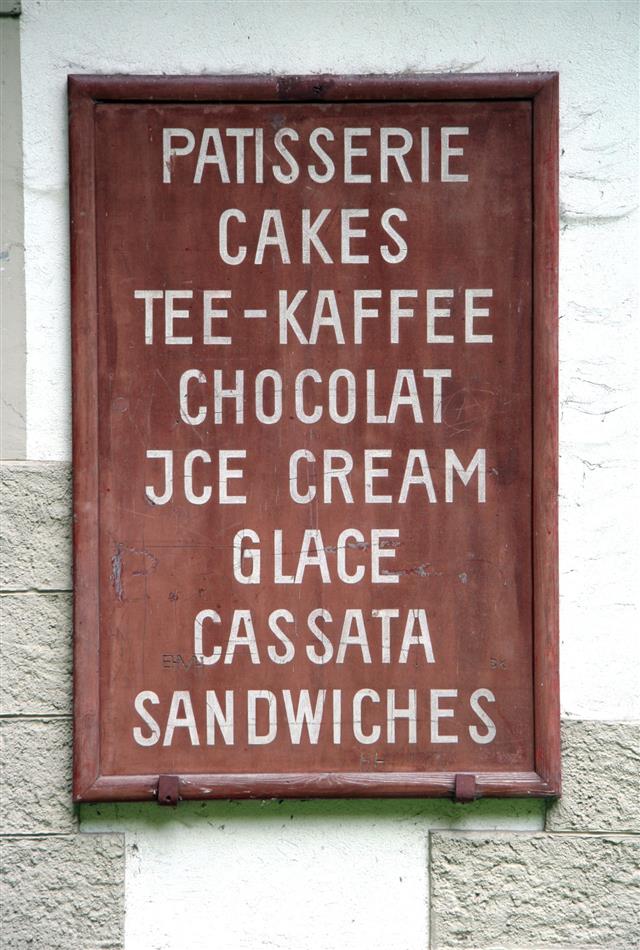 Old Wooden Signboard