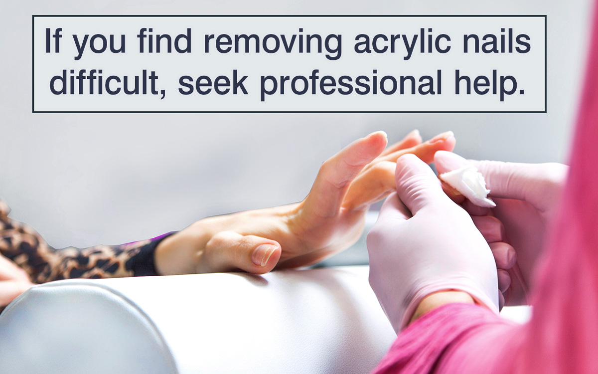 How to Remove Acrylic Nails without Acetone