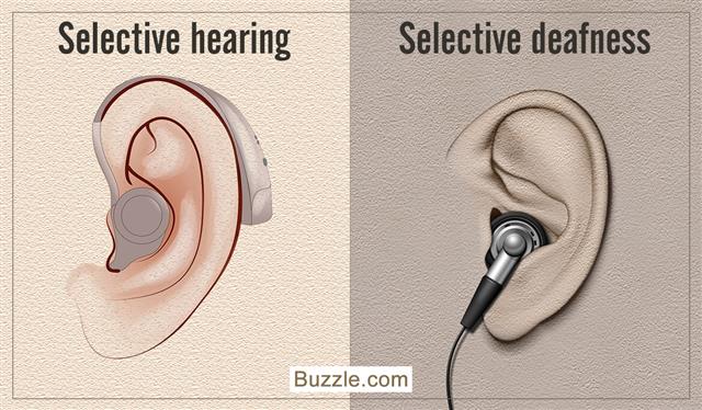 Hearing aid ,Ear With Phone