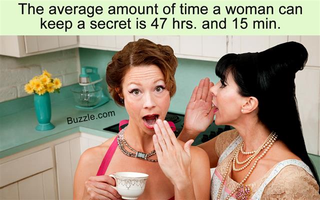 Woman Whispers a Secret