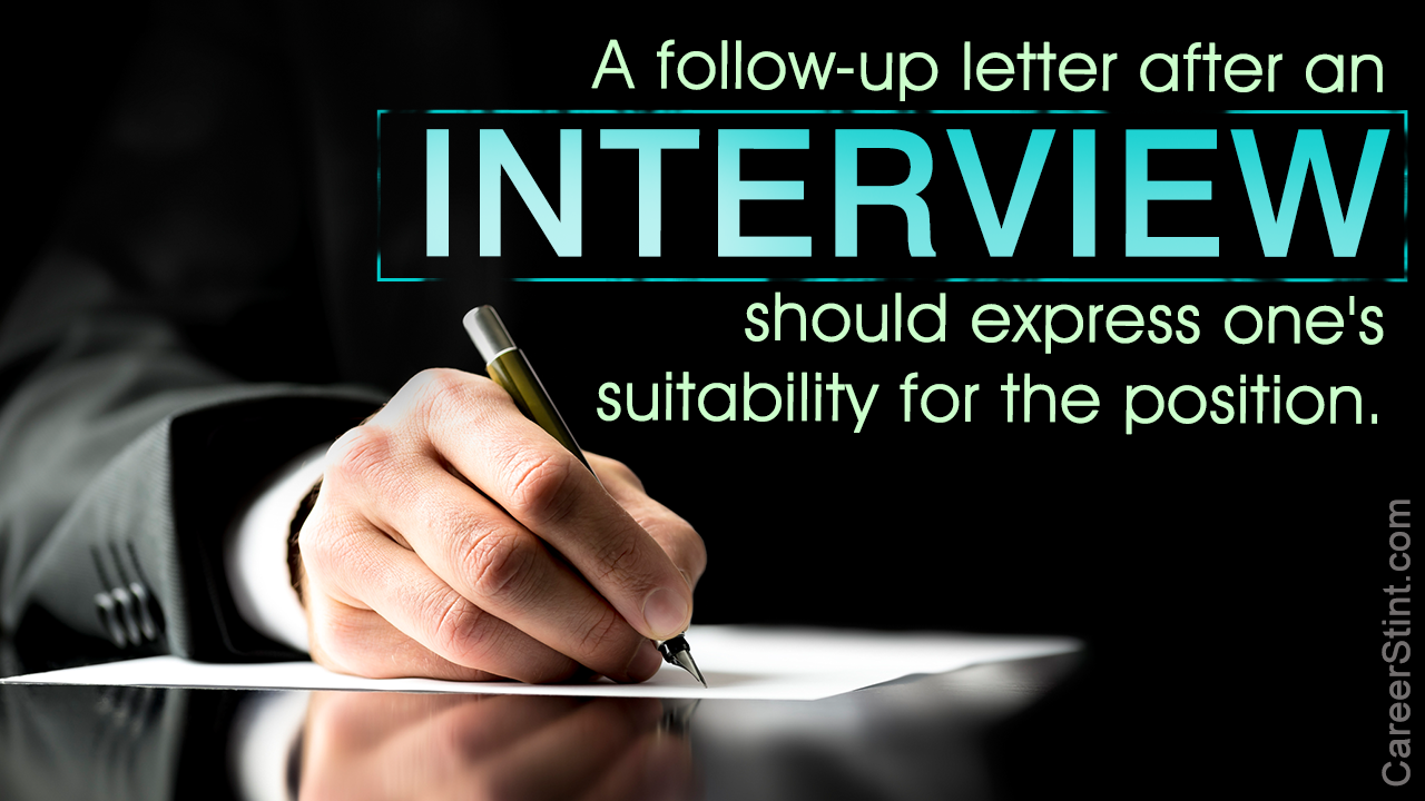 Interview Follow-up Letter